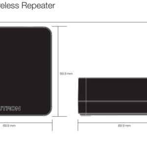lutron repeater dimensions