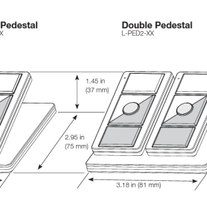 Pico pedestal dimension